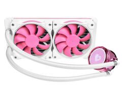 ID-COOLING PinkFlow 240 ARGB 4Pin PWM 240mm Pembe Sıvı İşlemci Soğutucu