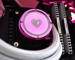 ID-COOLING PinkFlow 240 ARGB 4Pin PWM 240mm Pembe Sıvı İşlemci Soğutucu