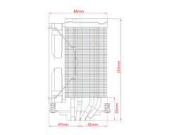 ID-COOLING SE-234 ARGB V2 4Pin PWM 120mm İşlemci Soğutucu