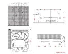 ID-COOLING IS-47K Low Profile 47mm 4Pin PWM İşlemci Soğutucusu