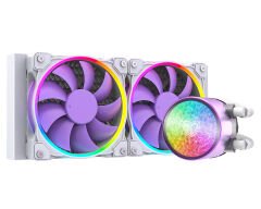 ID-COOLING PinkFlow 240 Diamond Purple 4Pin PWM 240mm Argb Pembe Sıvı İşlemci Soğutucu