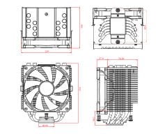 ID-COOLING SE-226-XT Black Extreme 4Pin PWM 120mm İşlemci Soğutucu