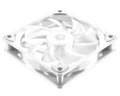 ID-COOLING CRYSTAL 120 White 4Pin Beyaz Özel Parlak Kristal Yansımalı Kasa Fanı