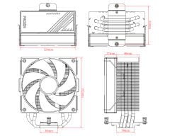 ID-COOLING FROZN A410 ARGB 4Pin PWM 120mm İşlemci Soğutucu