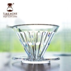 Timemore Plastik V60 Dripper Crystal Eye 01 (2 Fincan)