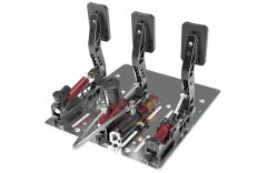 Simagic P2000 Crimson Edition Hydraulic 3'lü pedal Seti 200kg Loadcell Uzun Gaz Ayağı (P2000-L200R)