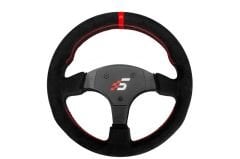 Simagic P-330R (K) (Leather) Round-Shaped Steering wheel without HUB | 330mm | Leather